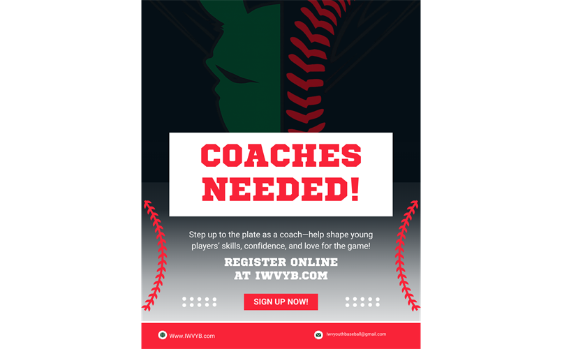COACHES NEEDED